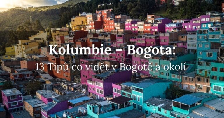 Hlavní město Kolumbie Bogota