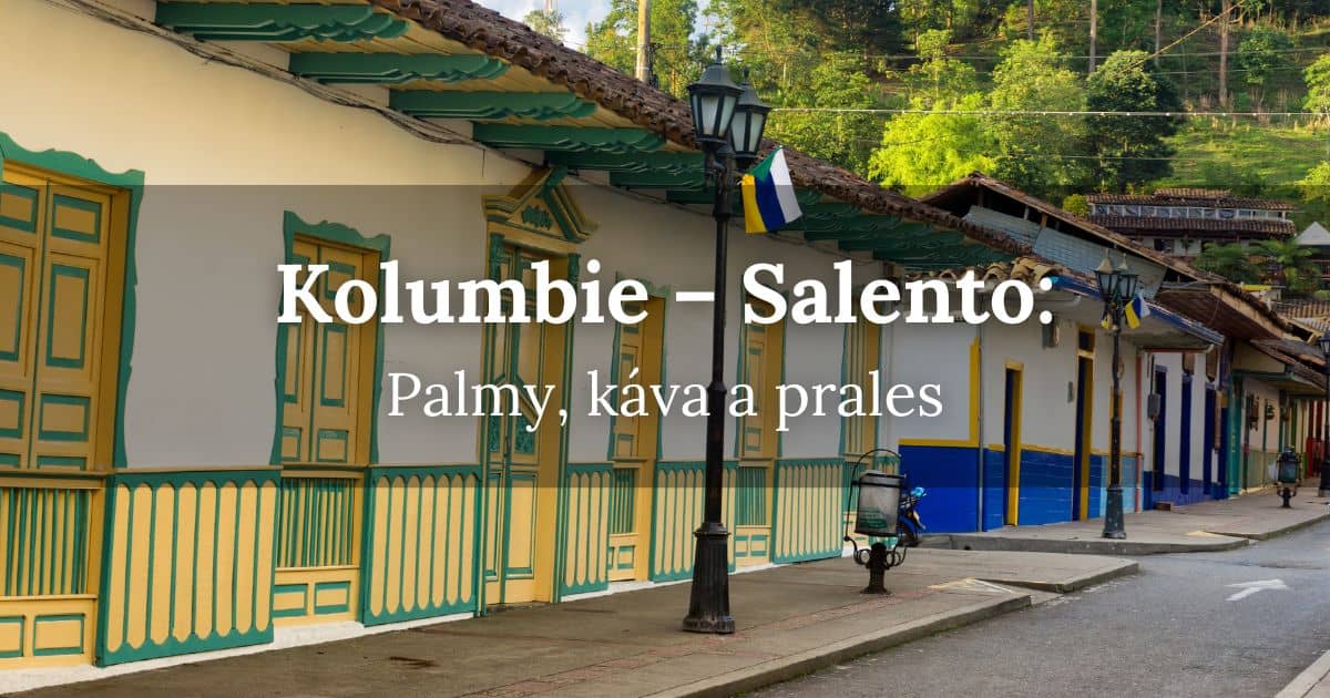 Salento - kolumbie: palmy káva a prales