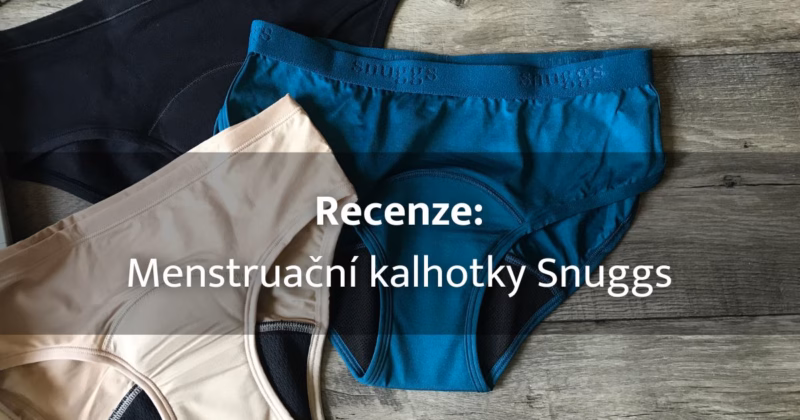 menstruační kalhotky Snuggs recenze