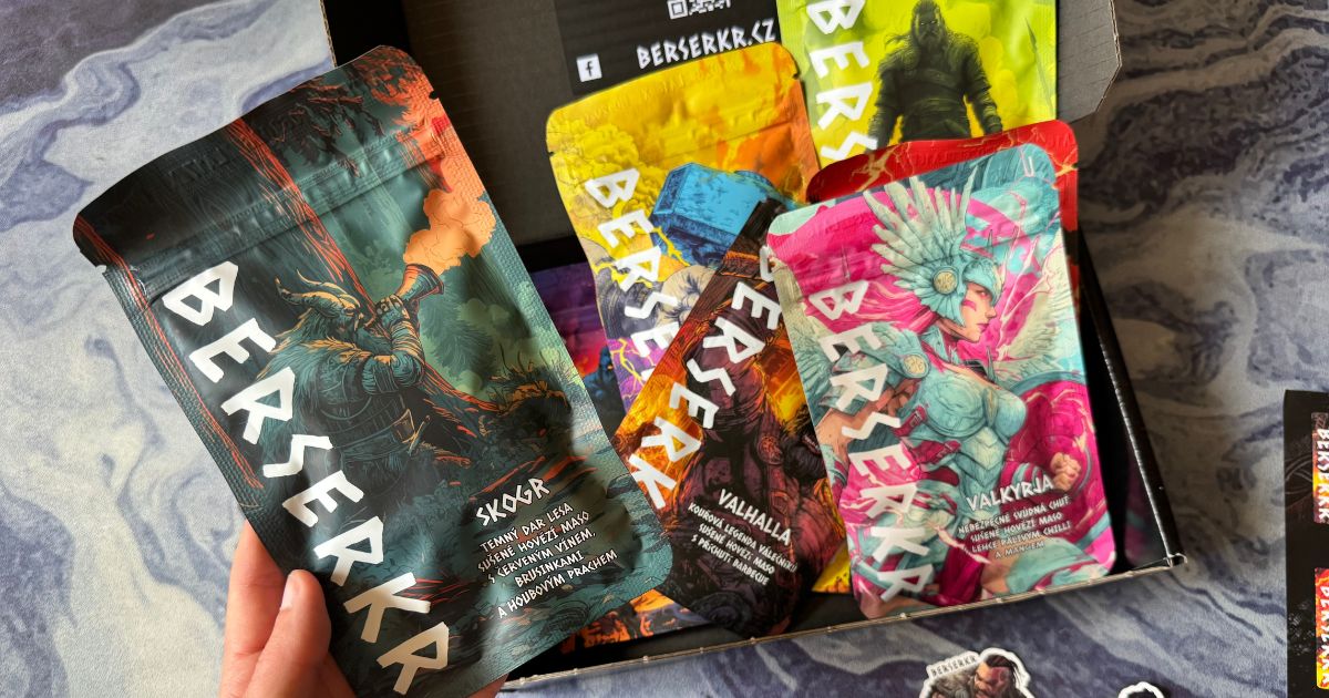 Recenze: Berserkr dárkový box plný sušeného masa pro opravdové bojovníky