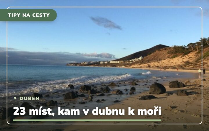 23 super míst, kam v dubnu k moři v Evropě