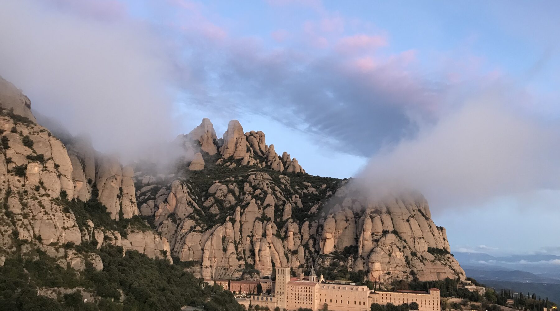 Klášter Montserrat Španělsko
